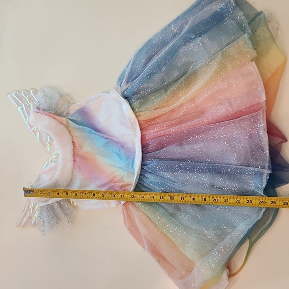 Rainbow Fairy Costume Halloween Dress Up Small - Picture 8 of 9